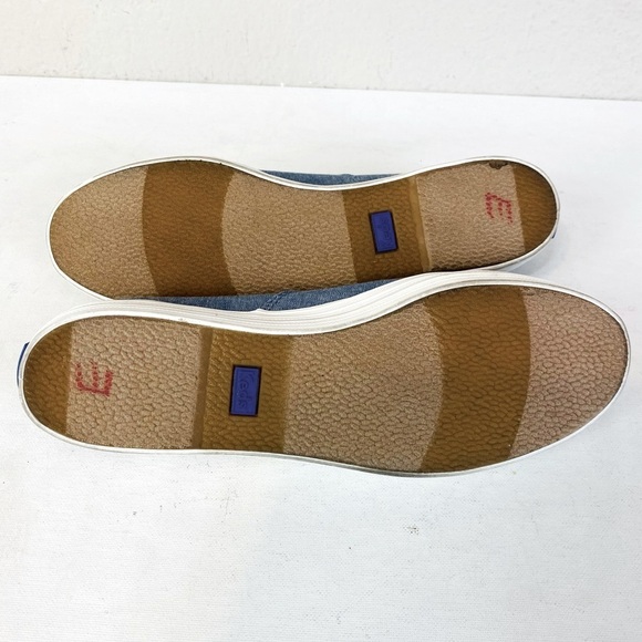 Keds Denim Blue Triple Core Lace Up Sneakers Size 8.5 - Picture 5 of 7